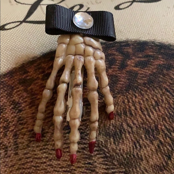 Creepy Hair Clip Halloween Accessory Day of dead - Picture 5 of 16